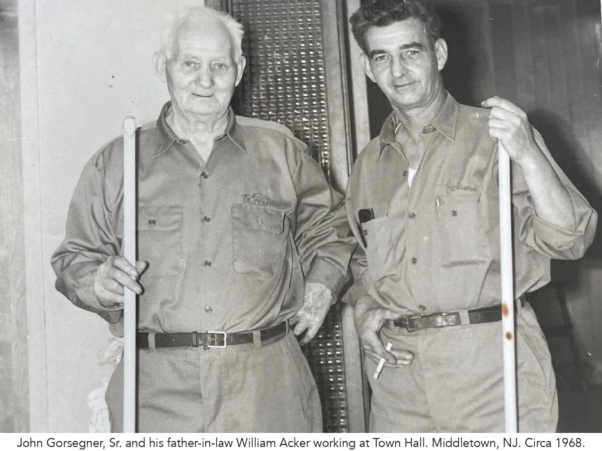 John Gorsegner Sr. at Middletown Town Hall, 1968